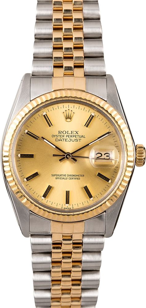 rolex two tone 16013 size|Rolex datejust 16013 price.